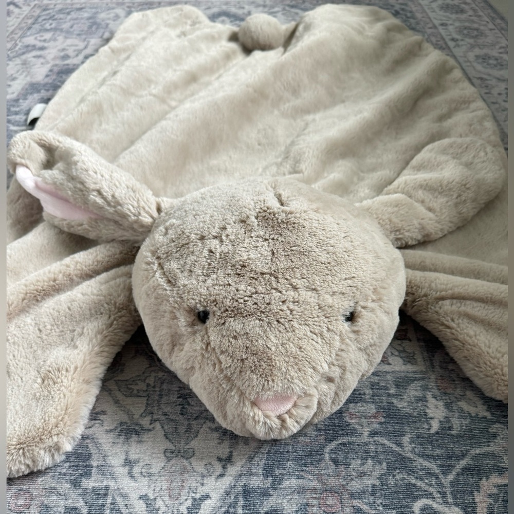 Pottery Barn Kids Tan Bunny Play Mat